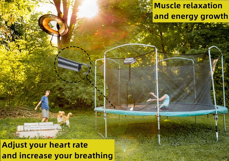 Eurmax USA 5.5 inches Trampoline Springs Heavy Duty Stainless Replacement Spring Trampoline Parts with T Hook, 20pcs-Pack - Image 5